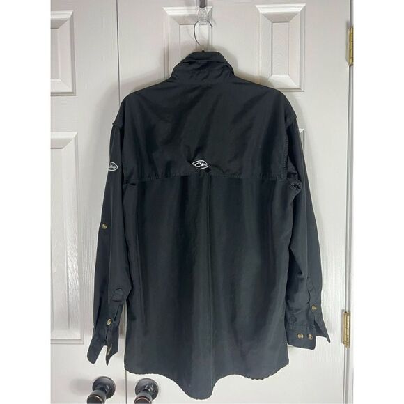 Drake Mens Black Button Up Shirt Size Small - Picture 5 of 5